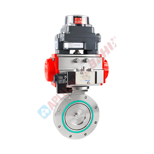 High vacuum butterfly valve